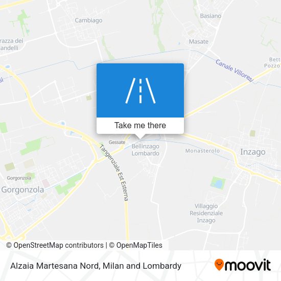 Alzaia Martesana Nord map