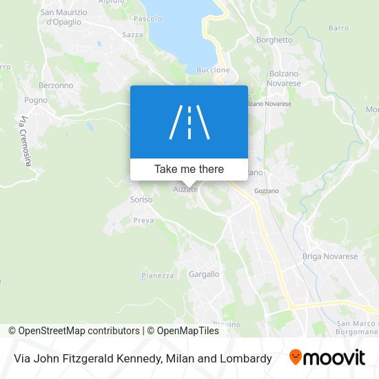Via John Fitzgerald Kennedy map
