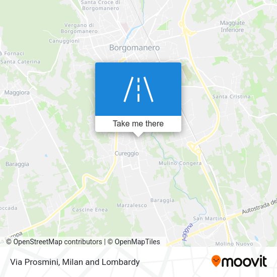 Via Prosmini map