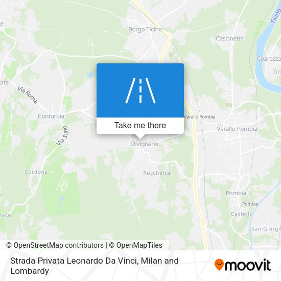 Strada Privata Leonardo Da Vinci map
