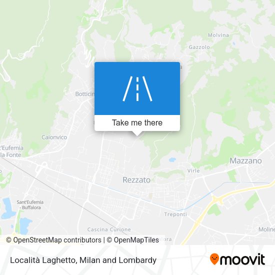 Località Laghetto map