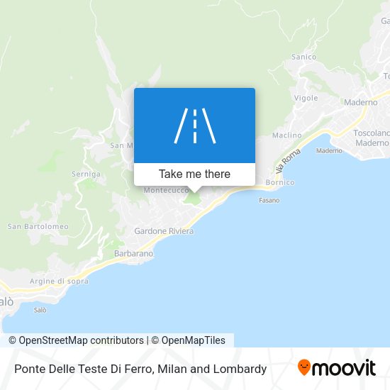 Ponte Delle Teste Di Ferro map