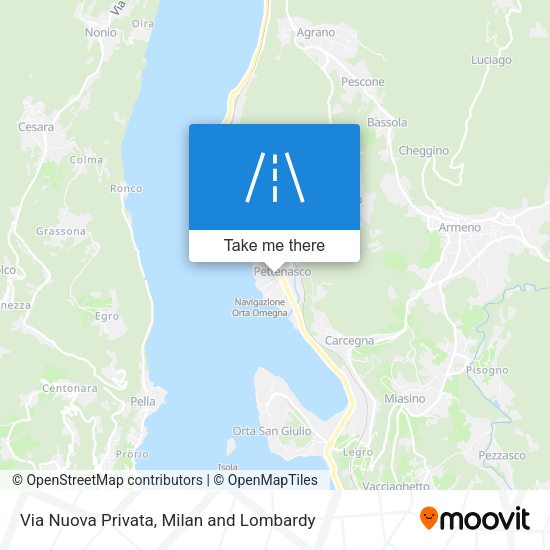 Via Nuova Privata map