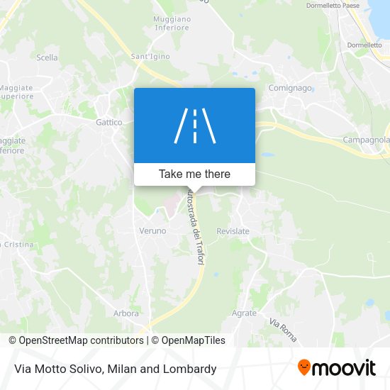 Via Motto Solivo map