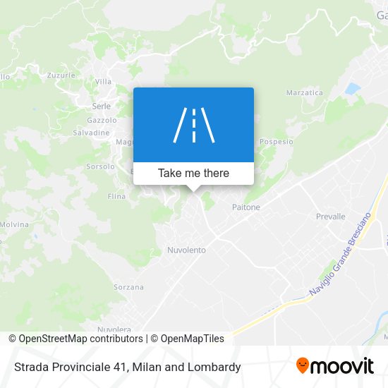 Strada Provinciale 41 map