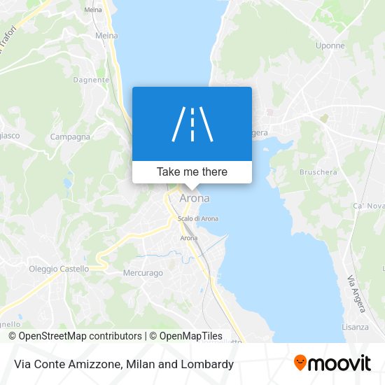 Via Conte Amizzone map