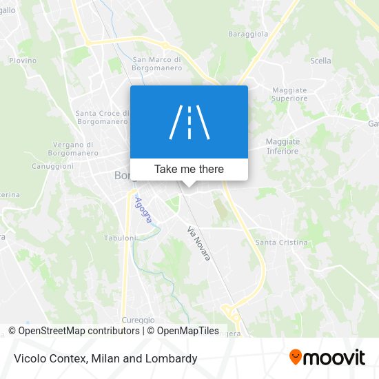 Vicolo Contex map