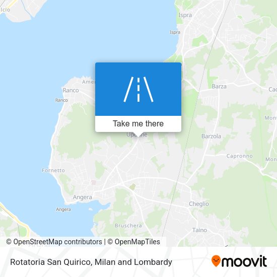 Rotatoria San Quirico map
