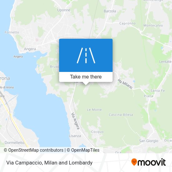 Via Campaccio map