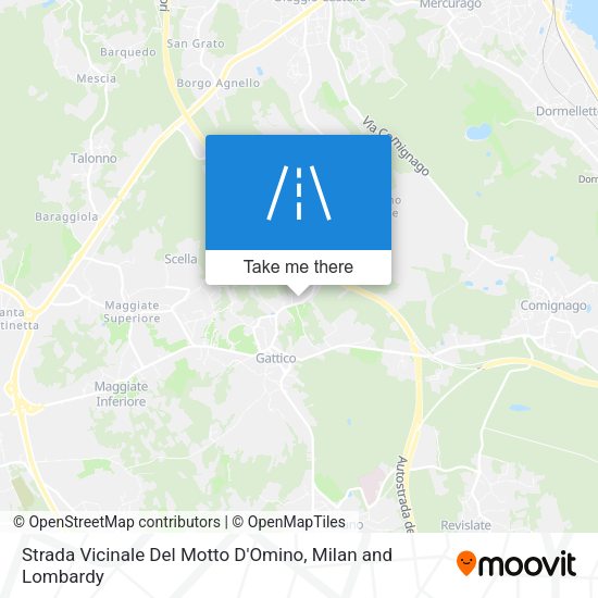 Strada Vicinale Del Motto D'Omino map