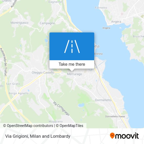 Via Grigioni map