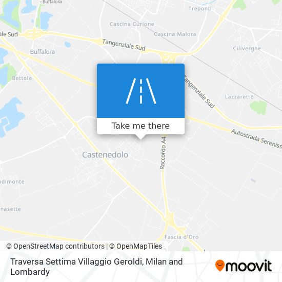 Traversa Settima Villaggio Geroldi map