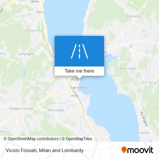 Vicolo Fossati map