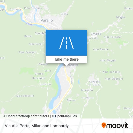 Via Alle Porte map