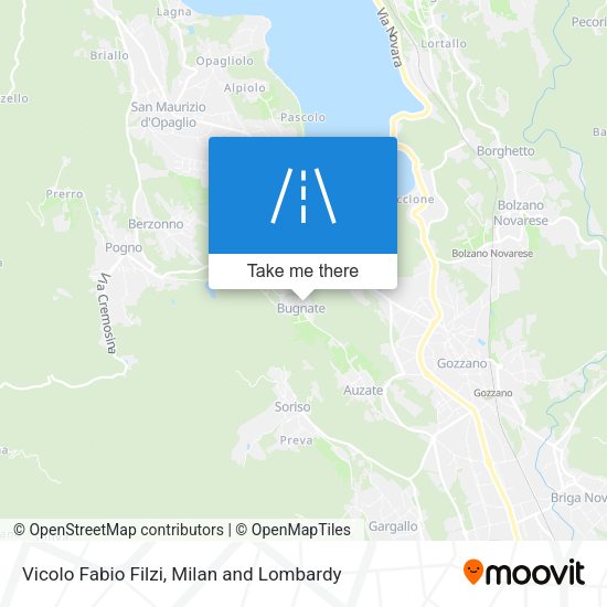Vicolo Fabio Filzi map