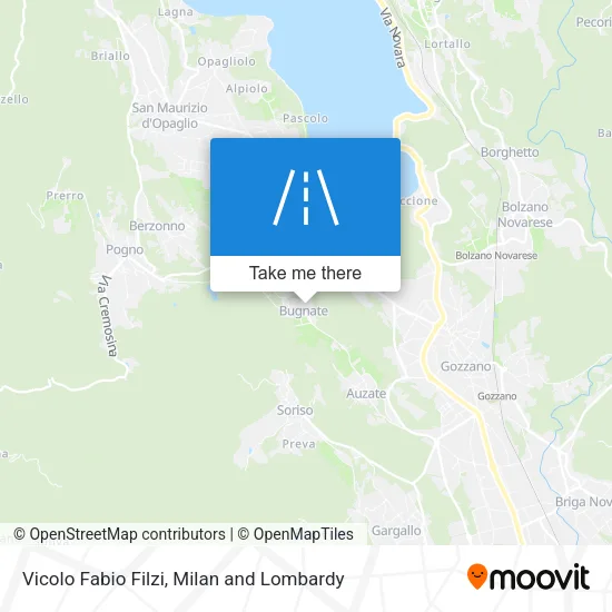 Vicolo Fabio Filzi map