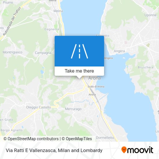 Via Ratti E Vallenzasca map