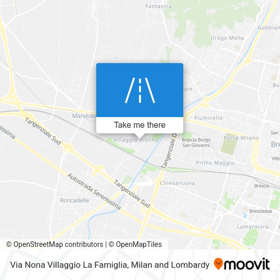 Via Nona Villaggio La Famiglia map