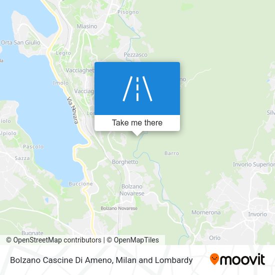 Bolzano Cascine Di Ameno map