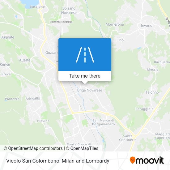 Vicolo San Colombano map
