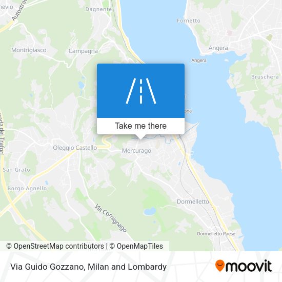 Via Guido Gozzano map