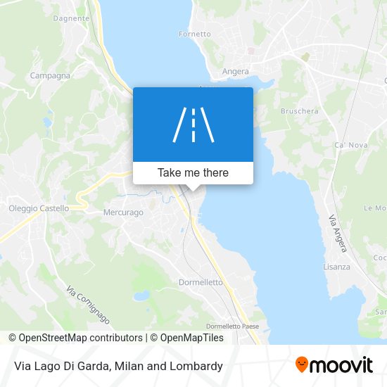 Via Lago Di Garda map