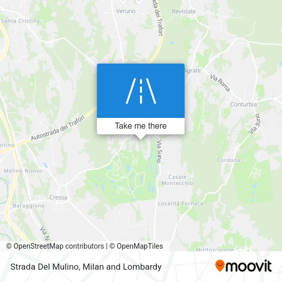 Strada Del Mulino map