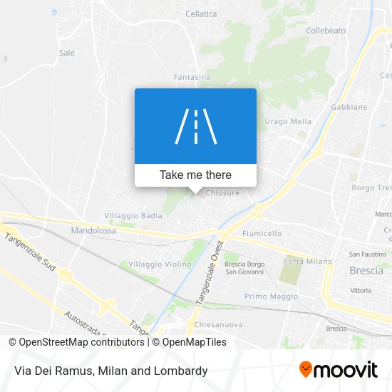 Via Dei Ramus map