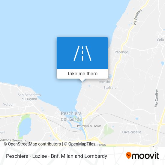 Peschiera - Lazise - Bnf map