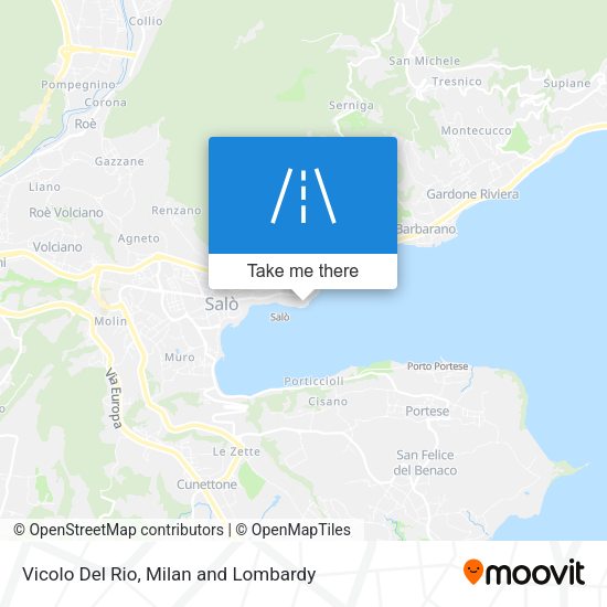 Vicolo Del Rio map