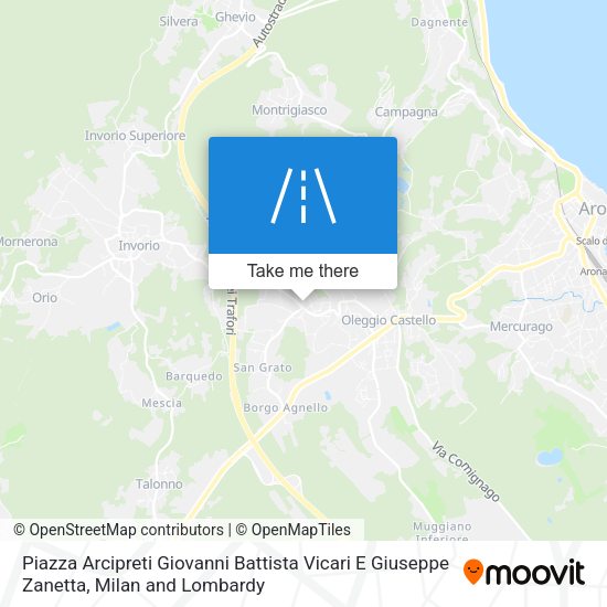 Piazza Arcipreti Giovanni Battista Vicari E Giuseppe Zanetta map
