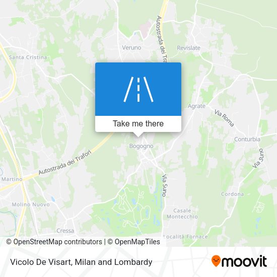 Vicolo De Visart map