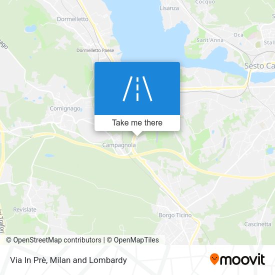 Via In Prè map