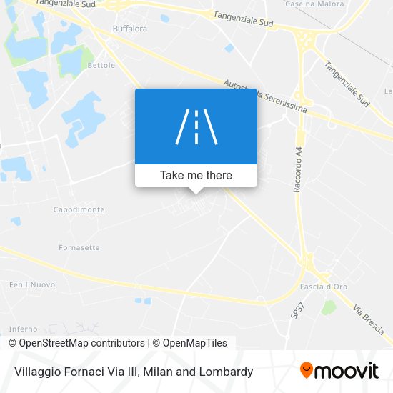 Villaggio Fornaci Via III map