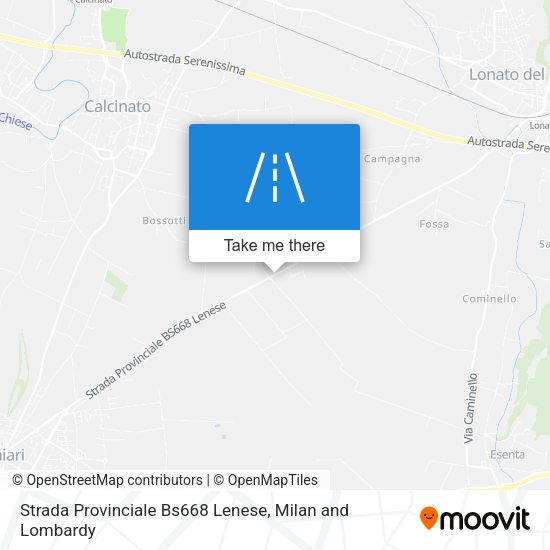 Strada Provinciale Bs668 Lenese map