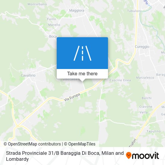 Strada Provinciale 31 / B Baraggia Di Boca map