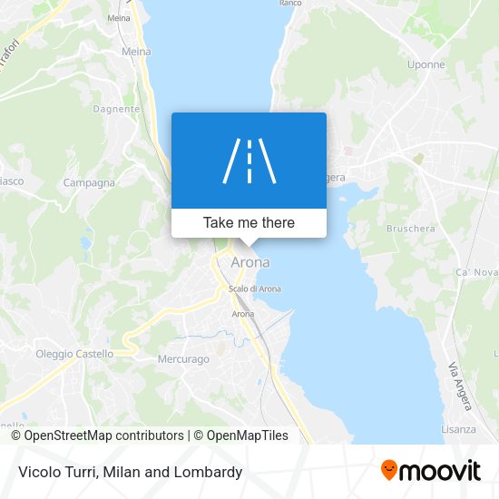 Vicolo Turri map