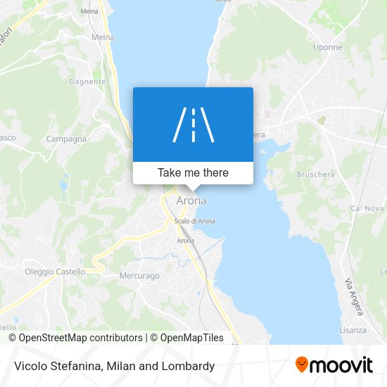 Vicolo Stefanina map