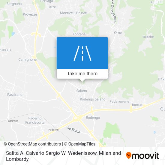 Salita Al Calvario Sergio W. Wedenissow map