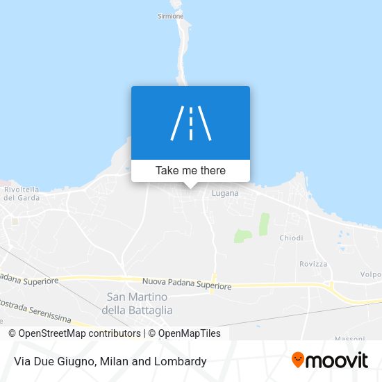 Via Due Giugno map
