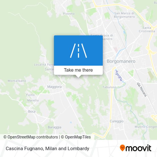 Cascina Fugnano map