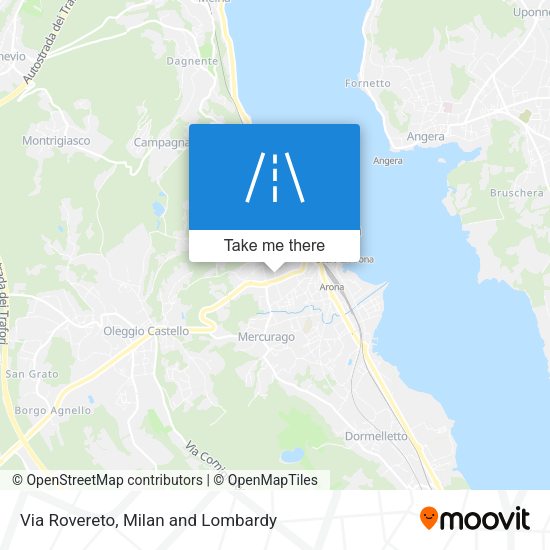 Via Rovereto map