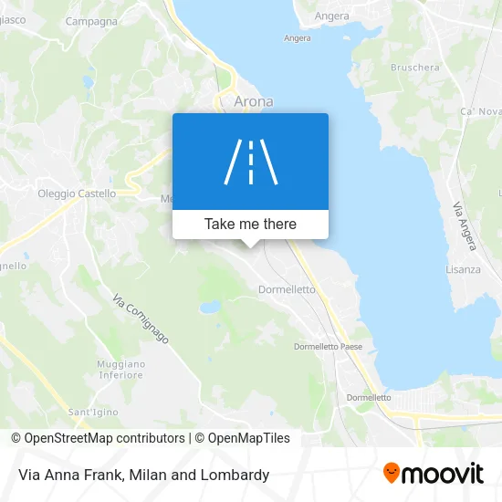 Via Anna Frank map