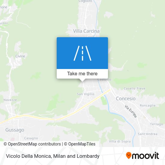 Vicolo Della Monica map