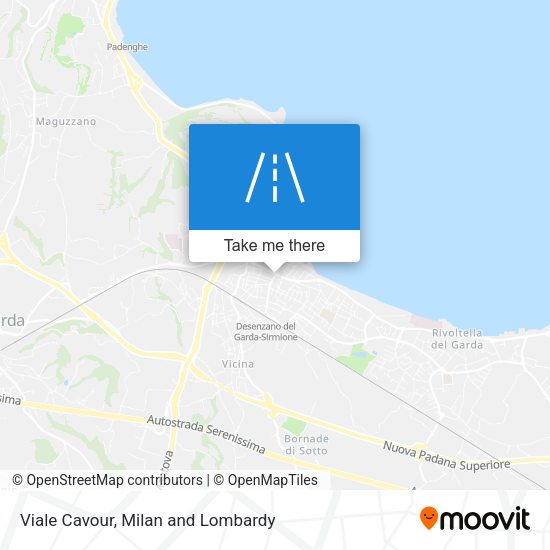 Viale Cavour map