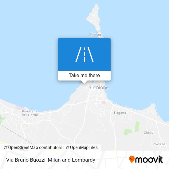 Via Bruno Buozzi map