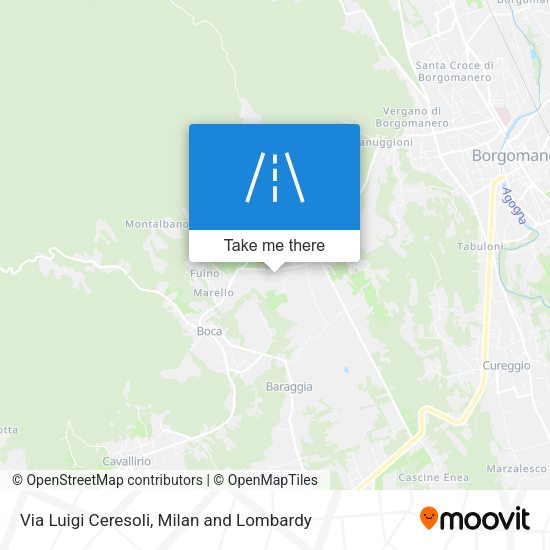 Via Luigi Ceresoli map