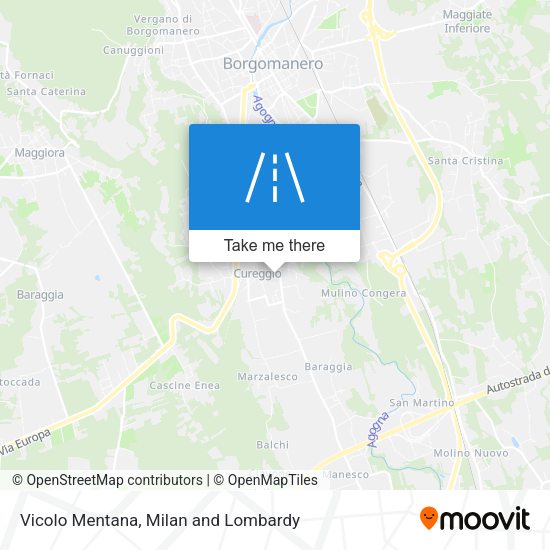 Vicolo Mentana map