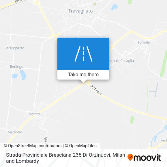 Strada Provinciale Bresciana 235 Di Orzinuovi map