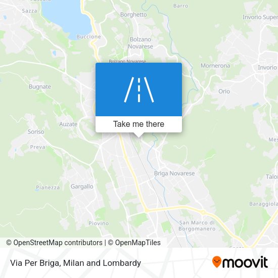 Via Per Briga map